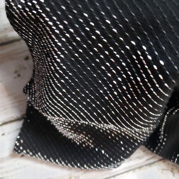 Long shimmery silver black party / new years dress - Picture 3 of 15